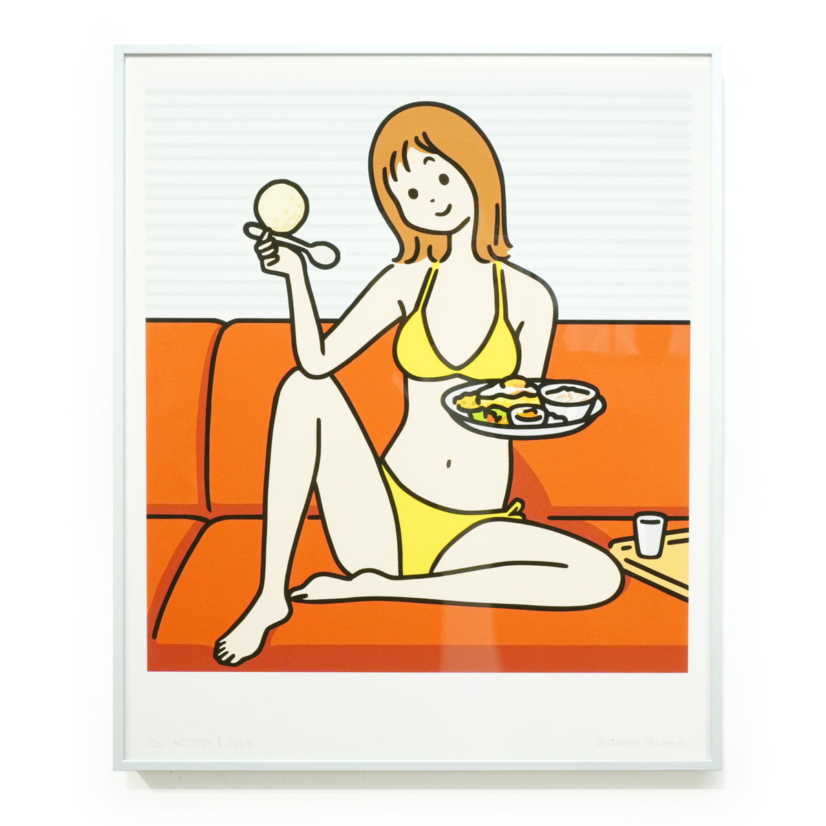 白根ゆたんぽ / BIJIN CURRY CARENDAR 2025 GICLEE PRINT『JULY』 POL