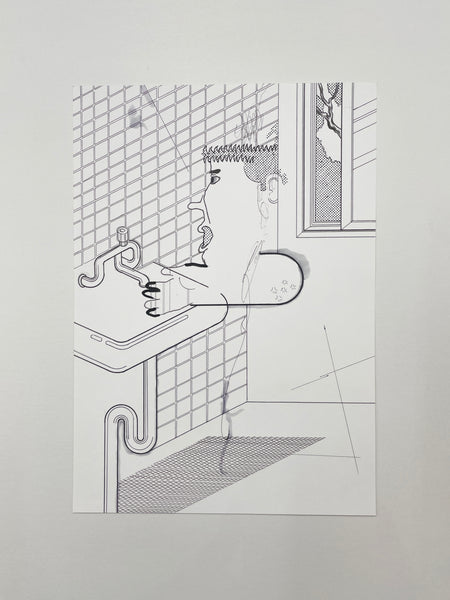 管弘志 Hiroshi Kan / drawing "Untitled"10