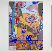 Sickboy「Fire in my heart」painting